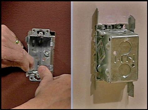 how to install a junction box with no stud|electrical box installation without stud.